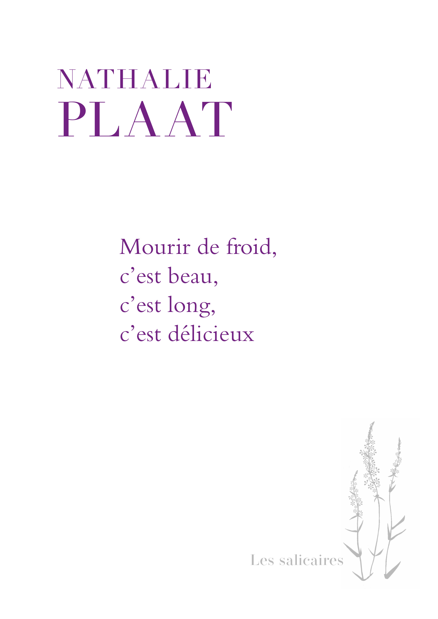 Couv.Plaat-Mourir de froid